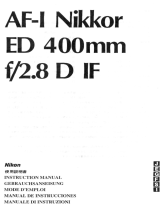 Nikon AF-I NIKKOR ED 400MM F / 2.8D IF Manual de usuario