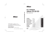 Nikon 24mm F/3.5 Manual de usuario