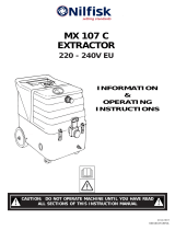 Nilfisk MX 107C Manual de usuario