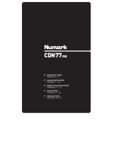 Numark  CDN77USB  El manual del propietario