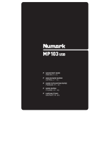 Numark  MP103USB  El manual del propietario