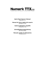 Numark TTXUSB turntable El manual del propietario
