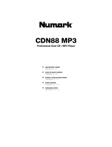 Numark CDN88 MP3 Manual de usuario