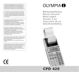 Olympia CPD 420 Manual de usuario