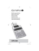 Olympia CPD 430 Instrucciones de operación