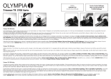 Olympia TR 3705 Vario Manual de usuario