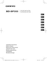 ONKYO BD-SP353 El manual del propietario