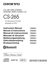 ONKYO CS-265 B El manual del propietario