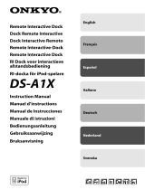 ONKYO DS-A1X El manual del propietario