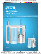 Oral-B PRO TRIZONE OXYJET 1000-4000 Manual de usuario