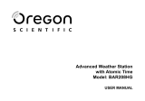 Oregon Scientific 086L005036-017 Manual de usuario