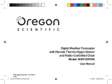Oregon Scientific BAR122HGN Manual de usuario