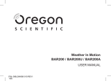 Oregon Scientific BAR200 /  BAR200U  / BAR200A Manual de usuario
