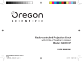 Oregon Scientific BAR 339P Wetterstation El manual del propietario