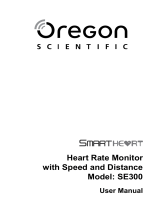 Oregon Scientific Heart Rate Monitor SE300 Manual de usuario