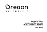 Oregon Scientific JM889N / JM889NU Manual de usuario