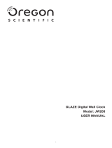 Oregon Scientific GLAZE Manual de usuario