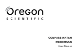 Oregon Scientific RA126 Manual de usuario