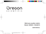 Oregon Scientific RAR501 Manual de usuario