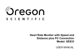 Oregon Scientific SE833 Manual de usuario