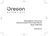 Oregon Scientific Weather@Home Wireless Thermometer (indoor/outdoor) Manual de usuario