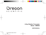 Oregon Scientific WMH90 Manual de usuario