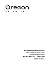 Oregon Scientific WMR100 / WMR100A Manual de usuario
