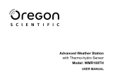 Oregon Scientific WMR100TH Manual de usuario