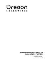Oregon Scientific WMR80 / WMR80A Manual de usuario