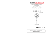 Orieme BRIO 40 C Manual de usuario