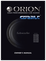 Orion Cobalt CO104D El manual del propietario