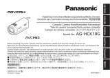 Panasonic AG-HCK 10G Manual de usuario