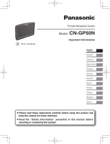 Panasonic CNGP50N Instrucciones de operación