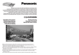 Panasonic CQDVR909N Instrucciones de operación
