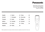 Panasonic ERGC20 El manual del propietario