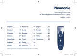 Panasonic ER1610 El manual del propietario