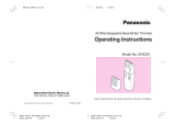 Panasonic ER2301 El manual del propietario