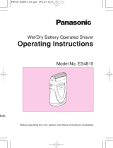 Panasonic ES4815 El manual del propietario