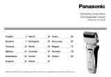 Panasonic es rw 30 s El manual del propietario