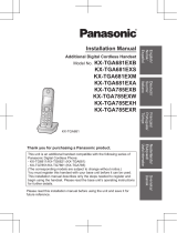 Panasonic KXTGA785EX Instrucciones de operación