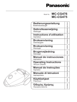 Panasonic MCCG476BE7A Instrucciones de operación