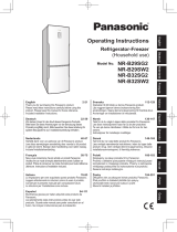Panasonic NR-B29SG2 Kühl-gefrierkombination El manual del propietario