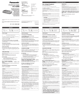 Panasonic RC6266 Instrucciones de operación