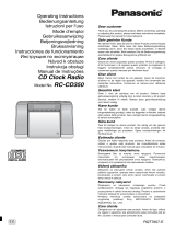 Panasonic RCCD350 Instrucciones de operación