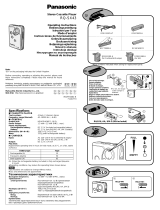 Panasonic RQSX43 Instrucciones de operación