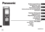 Panasonic RRXS600E Instrucciones de operación