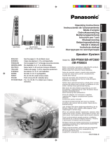 Panasonic SBAFC800 Instrucciones de operación