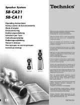 Panasonic SBCA11 El manual del propietario