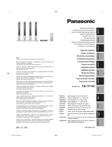Panasonic SBTP100 Instrucciones de operación