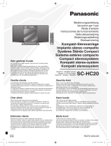Panasonic SCHC20 Instrucciones de operación